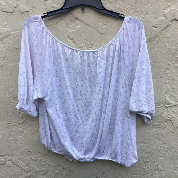 Top Lucky Brand soft flowery design sz M - Picture 3 of 4